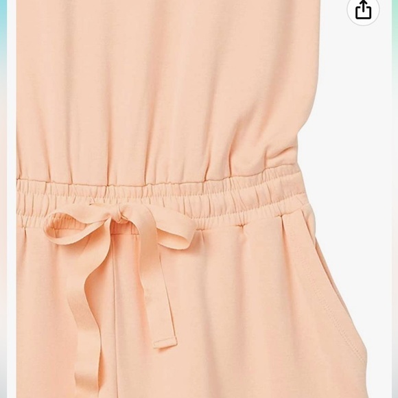 NWT M Daily Ritual Supersoft Terry Relaxed-Fit Sleeveless Scoopneck Jumpsuit - Picture 2 of 5